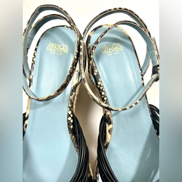 Frances Valentine Jute Espadrille Wedge Sandals - Picture 8 of 13